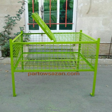شرکت تولید سطل زباله فلزی شهرداری 4 سطل زباله