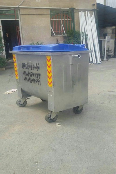 ابعاد مخزن سطل زباله شهری